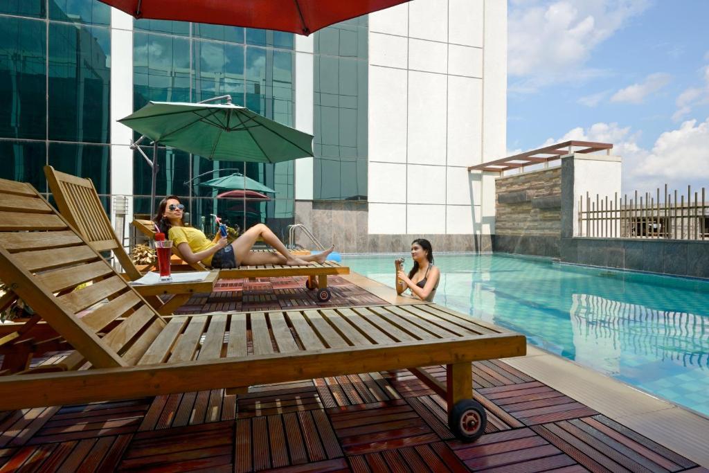 Hotel Sandy'S Tower Bhubaneswar Eksteriør bilde